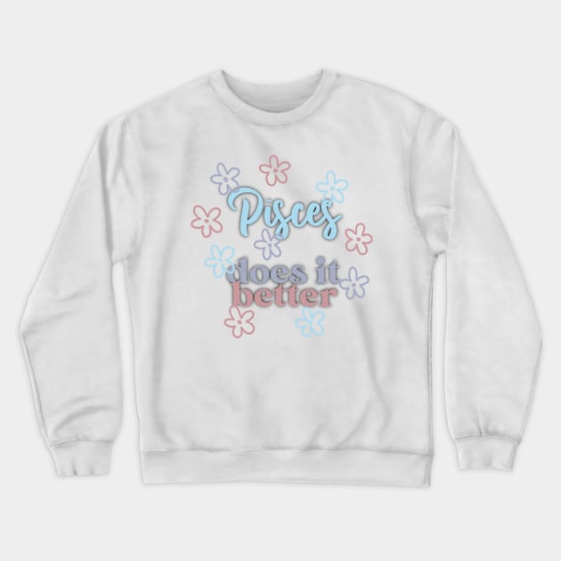 Pisces Crewneck Sweatshirt by nicolecella98